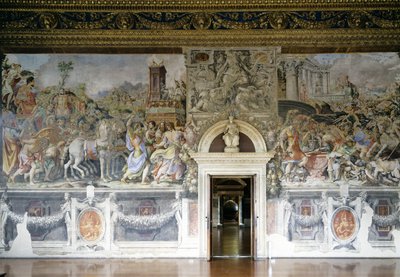 Wall in the Sala dell